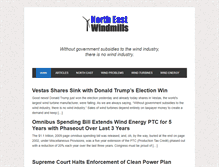 Tablet Screenshot of northeastwindmills.com